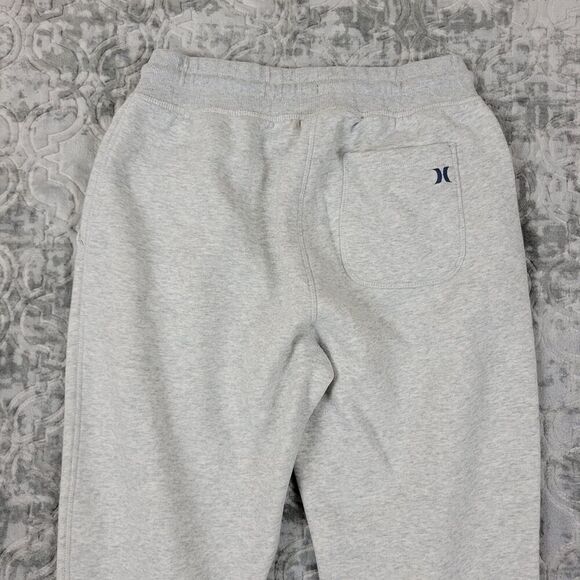 Hurley Joggers Women's Medium Light Gray Beach Tapered Drawstring Casual - Picture 5 of 11